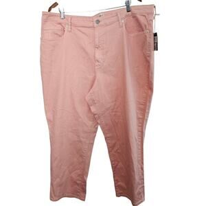 Universal Thread Pink Jeans Womens Size 22 90s Slim Comfort Stretch High Rise